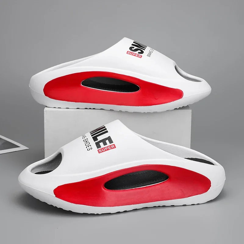 2025 Summer Women Slippers Fashion Men Platform Sneakers Beach Non-Slip EVA Slip-On Casual Shoe 5cm Thick Bottom soft slippers summer slippers