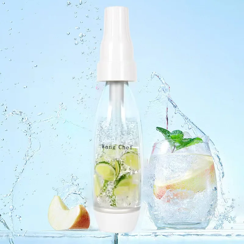 Creative Portable Soda Siphon Maker Carbonated Drinks Tea Machine Bar Club Bartender Summer DIY Bubble Fruit Juice