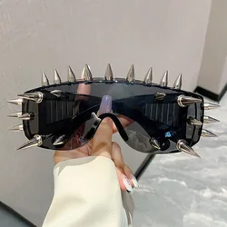 Cyberpunk Steampunk Rivet Goggles - Gothic Punk Novelty Eyewear (Style01)
