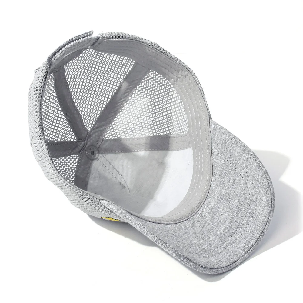 Kids Trucker Ball Cap Outdoor Leisure Duck Cap Solid Color Curved Brim Sun Hat Baseball Dinosaur print baseball cap