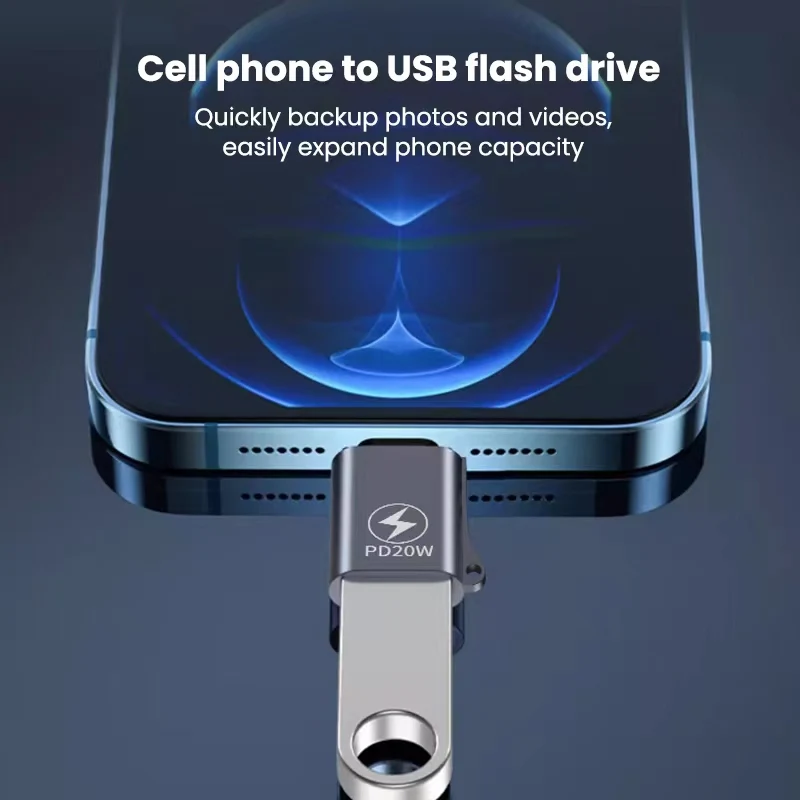 USB 3.0 OTG Adapter for IPhone 14 13 12 11 Pro XS Max XR X 8 Plus 7 6s IPad Lightning Male To USB 3.0 Adapter for IOS 13 Above otg adapter lightning to usb otg adapter