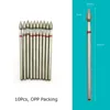 HYTOOS Nail Drill Bits Diamond Cutters for Manicure Cuticle Burr Milling Cutter for Pedicure Nails Accessories Tools 6