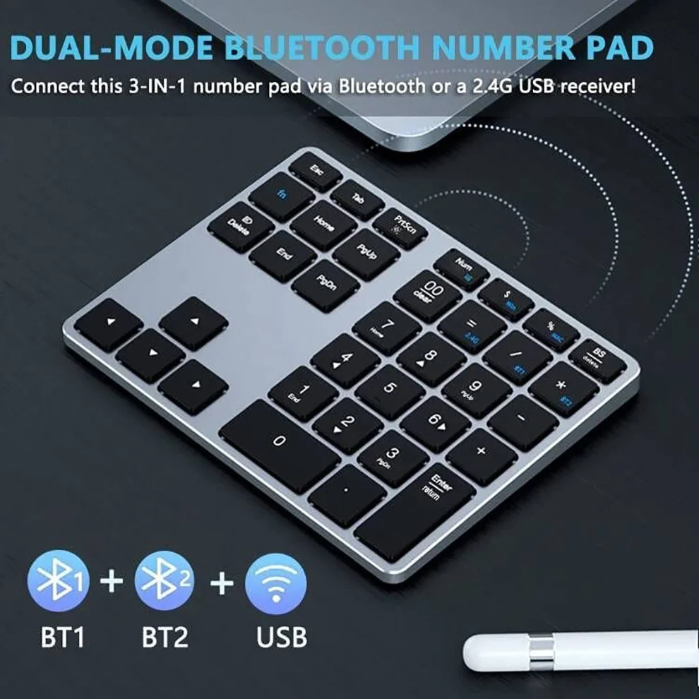 para contadores teclado numpad numpad sem fio