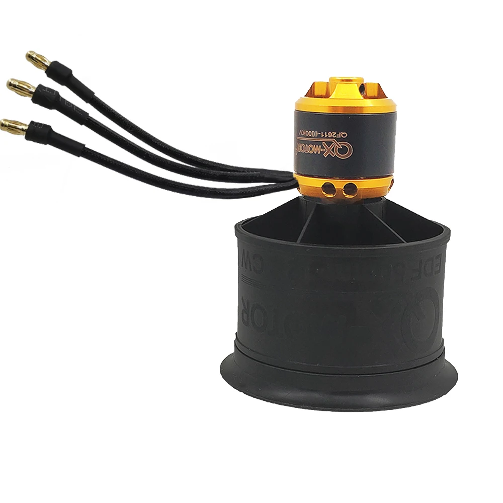 Kanaalventilator met Motor, 30mm EDF 6-bladen, Borstelloze Motor voor