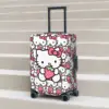 New Hello Kitty Cute Cartoon Suitcase Cover Business Protector Flight Strectch Luggage Case 1