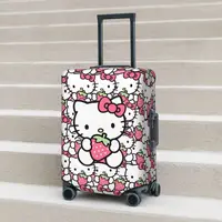 New Hello Kitty Cute Cartoon Suitcase Cover Business Protector Flight Strectch Luggage Case 1