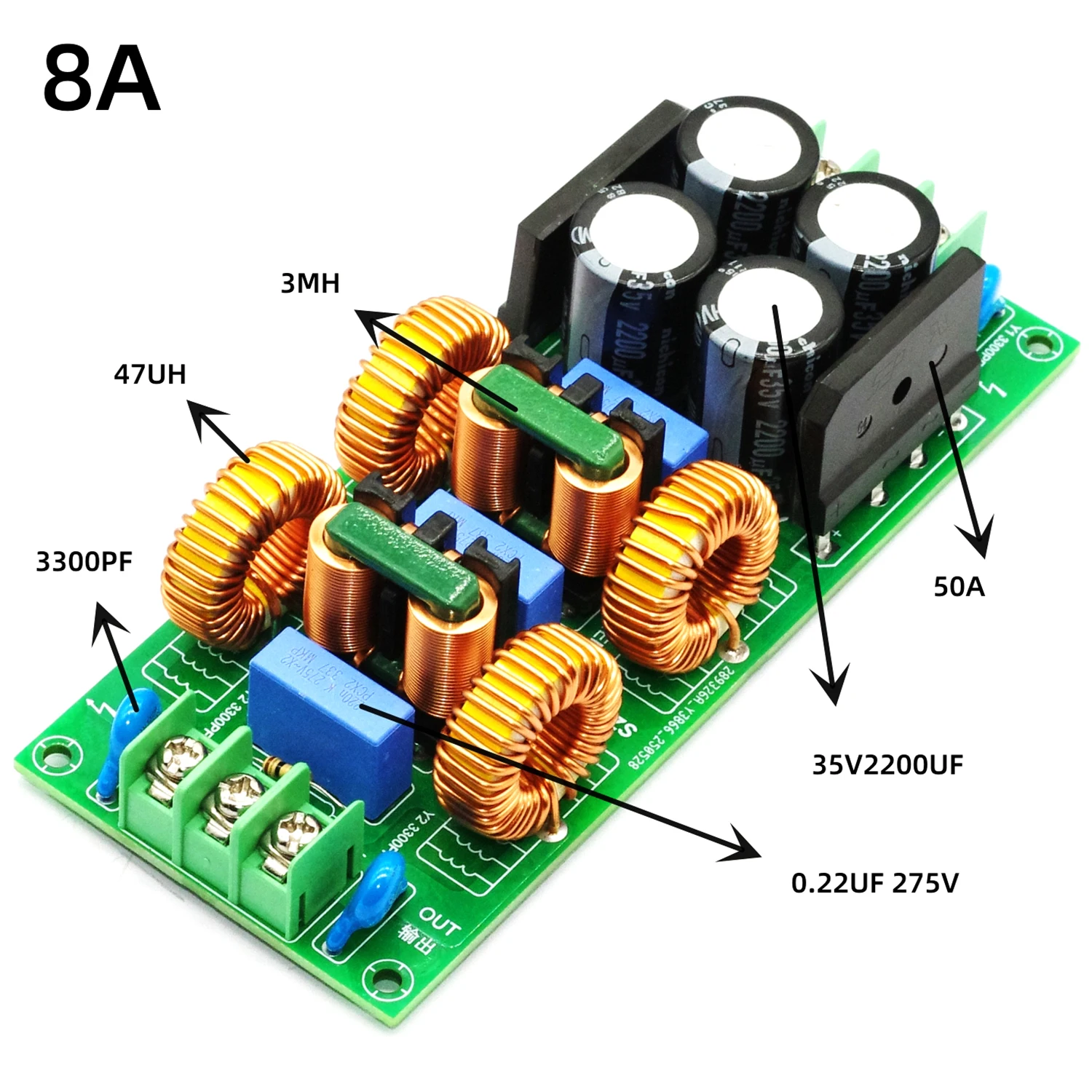 CARTE AMPLIFICATEUR DE puissance facile à installer, 2.0 canaux pour