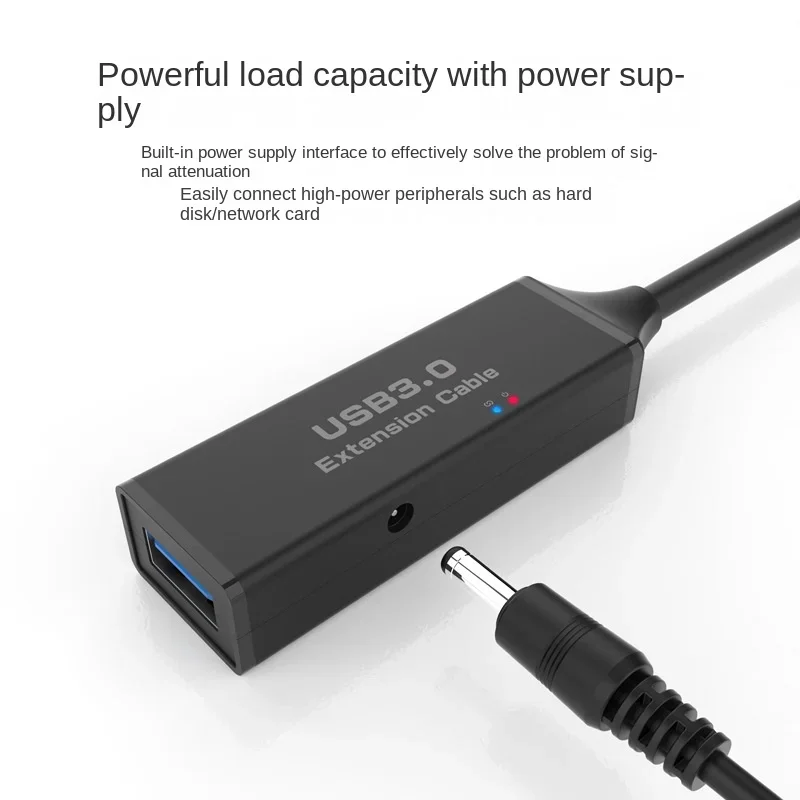 ALINNA 90 Degree USB 3.0 Extension Cable, Black USB 3.0 Male To Female Extender Cord - View #8