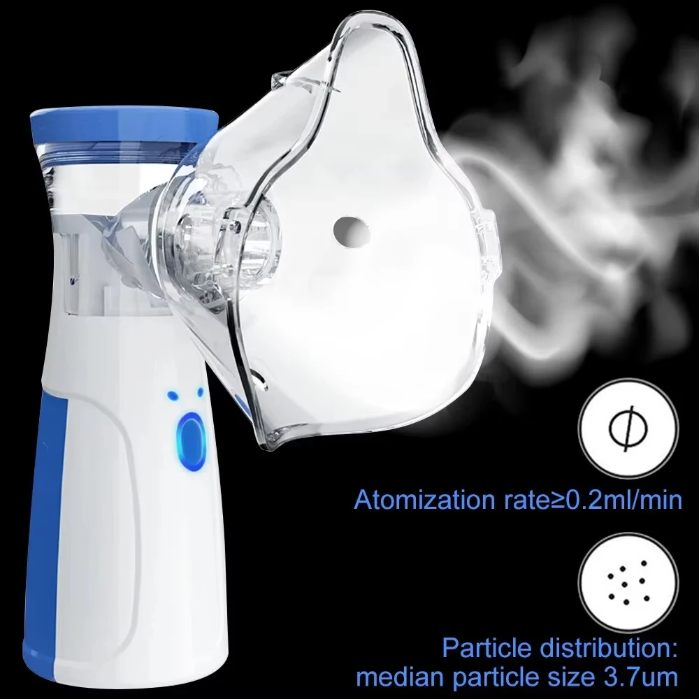 Handheld Portable Autoclean Inhale Nebulizer Mesh Atomizer Silent Inhaler For Adult Kids
