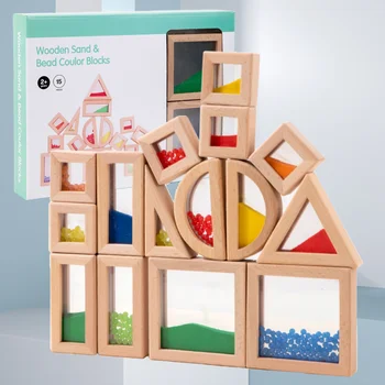 Rainbow Acrylic/Wooden Building Blocks 1