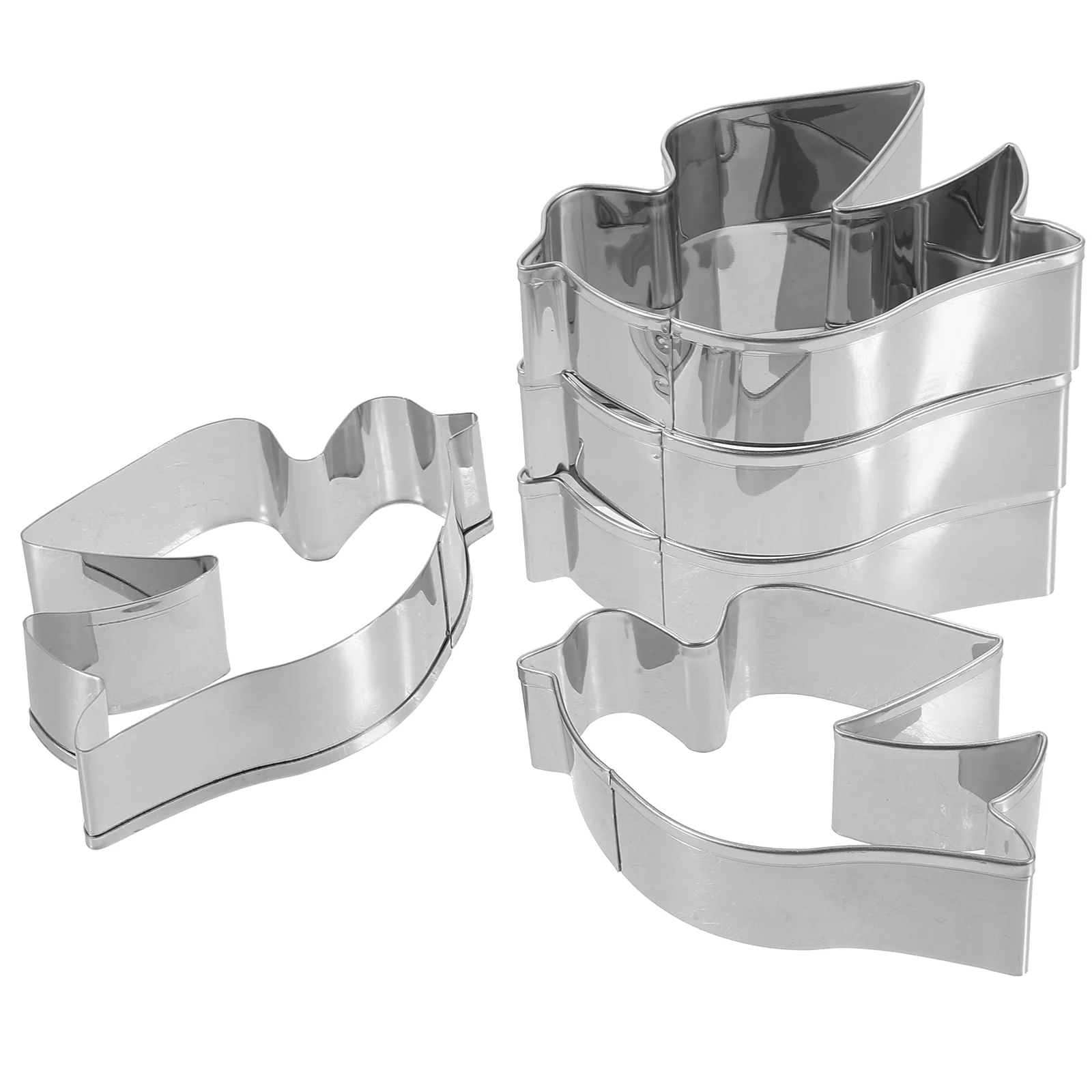 

5 Pcs Pigeon Cookie Cookies Fall Metal Animal Baking Tool Stainless Steel Shape Cutters Festival Biscuit
