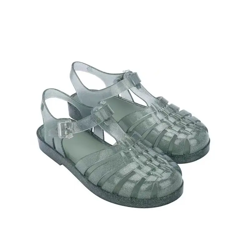 Melissa Roma-Sandalias de tacón plano para Retro de gelatina, para vacaciones y playa, gran oferta, 9983 AliExpress