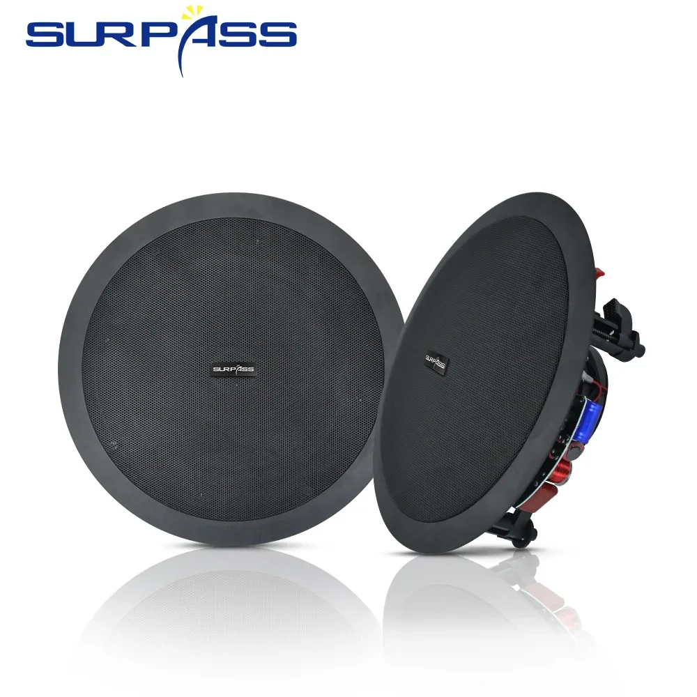 

8inch 40W Ceiling Speaker Recessed Coaxial Music Loudspeaker Home Sound System Suitable for Bathroom Theater Karaoke Hotel Gym