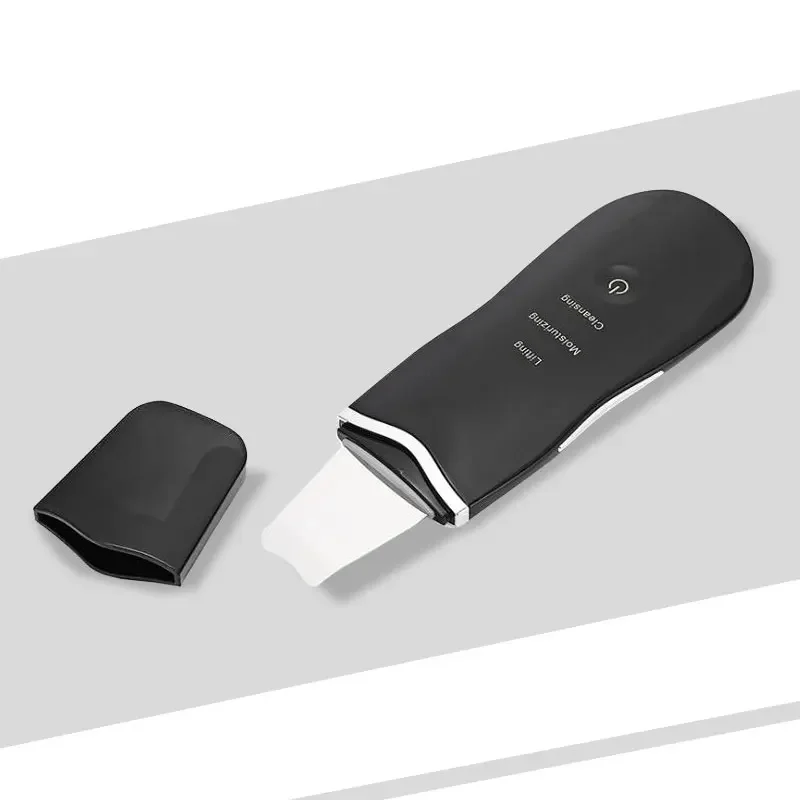 New Electric Ultrasonic Skin Scrubber Vibration Face Spatula Peeling Blackhead Remover Facial Lifting Cleansing Skin Care Device