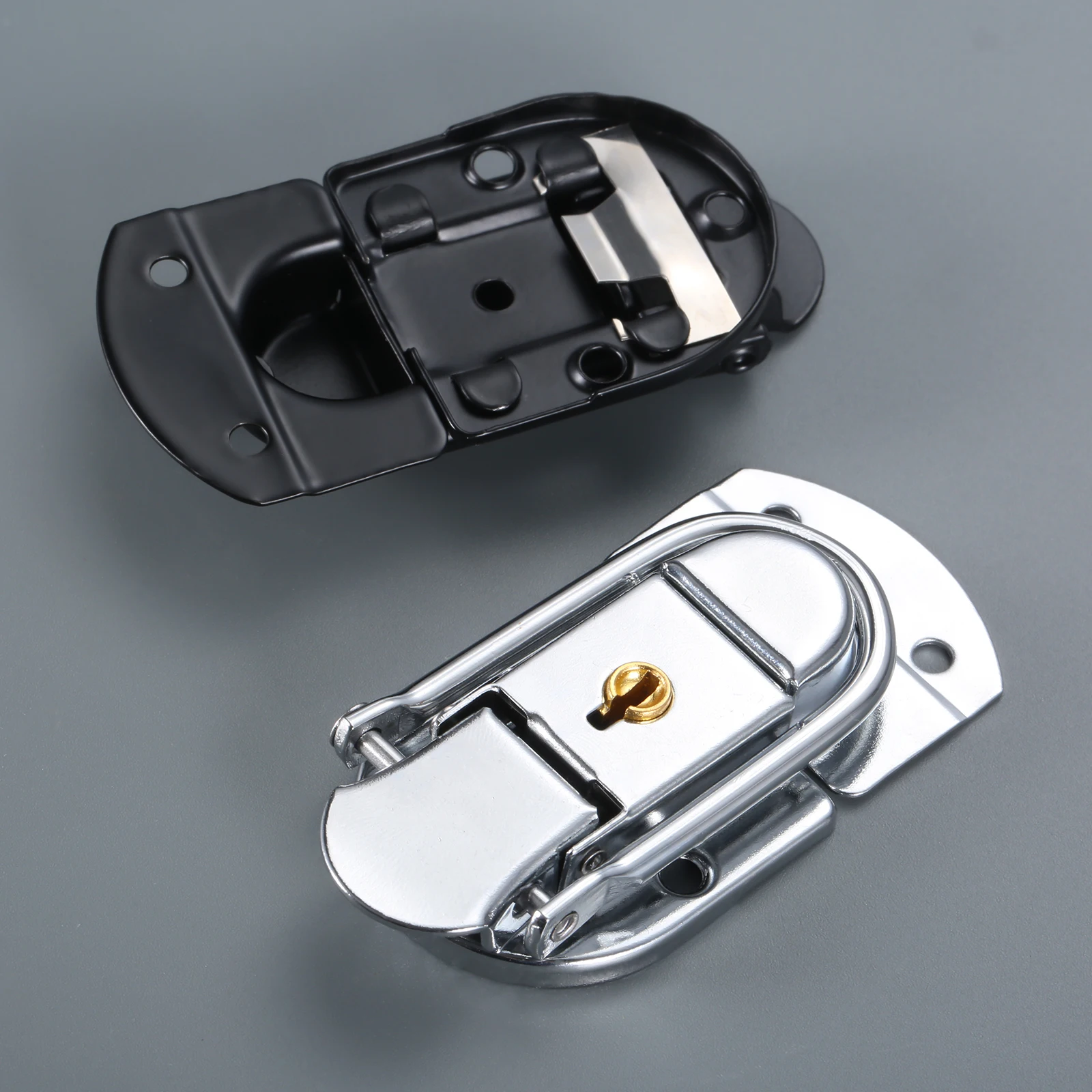 Metal Box Latch Hasp 1pc 69*34mm Buckle Aviation Case Cabinet Toolbox Gift Box Fittings