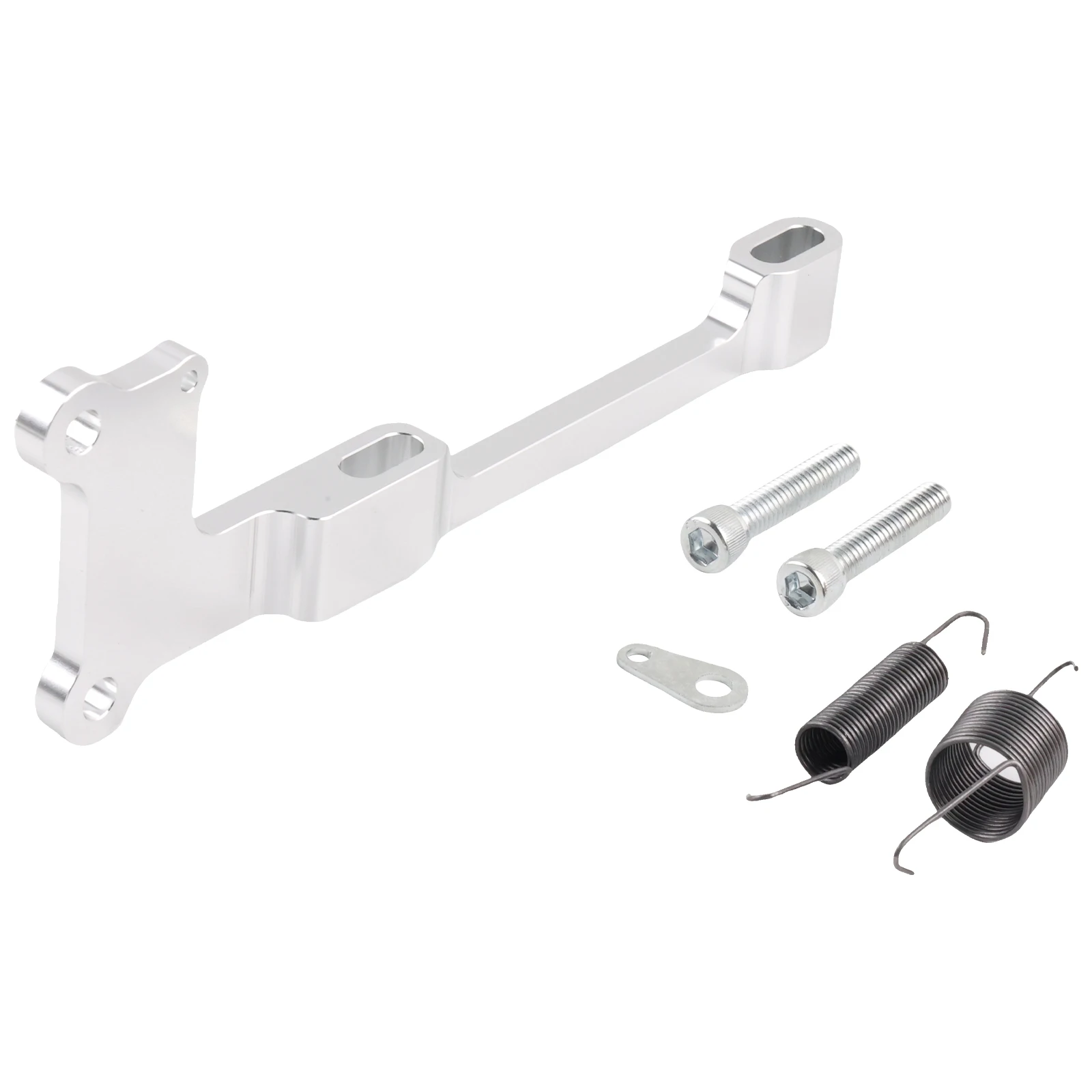 Throttle Cable Bracket 4150 Series, Carb Spring Mount, Aluminum TCB-40DQ,Carburetor Bracket & Springs Set