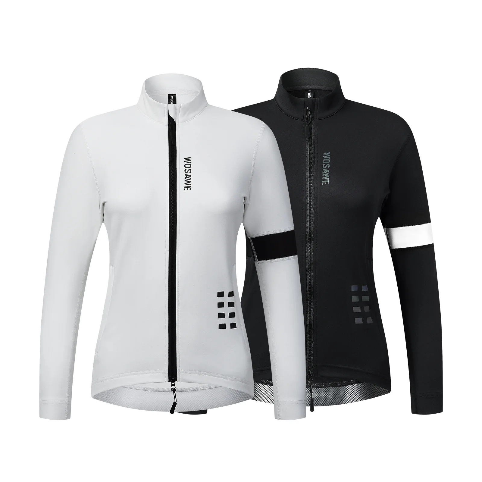 

Women's Autumn and Winter Mountain Biking Jersey Plus Velvet Warm and Cold-proof Spliced top