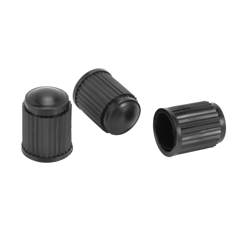 40Pcs Plastic Bike Bicycle Valve Dust Caps Car Van Motorbike Tyre Tubes Black