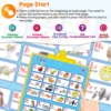 Electronic Interactive Alphabet Wall Chart Talking ABC 123s Animals Vegetables Fruits Body Shape Music Educational Posters Board 5