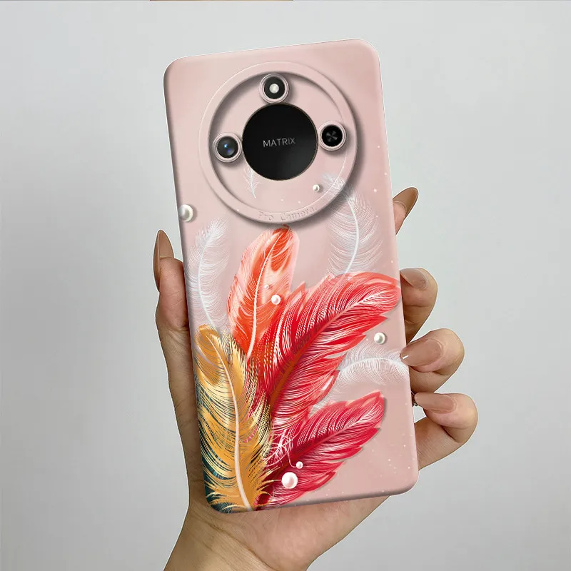 Sweet Painted Silicone Phone Case - Fashion Cartoon Design, Protective & Stylish