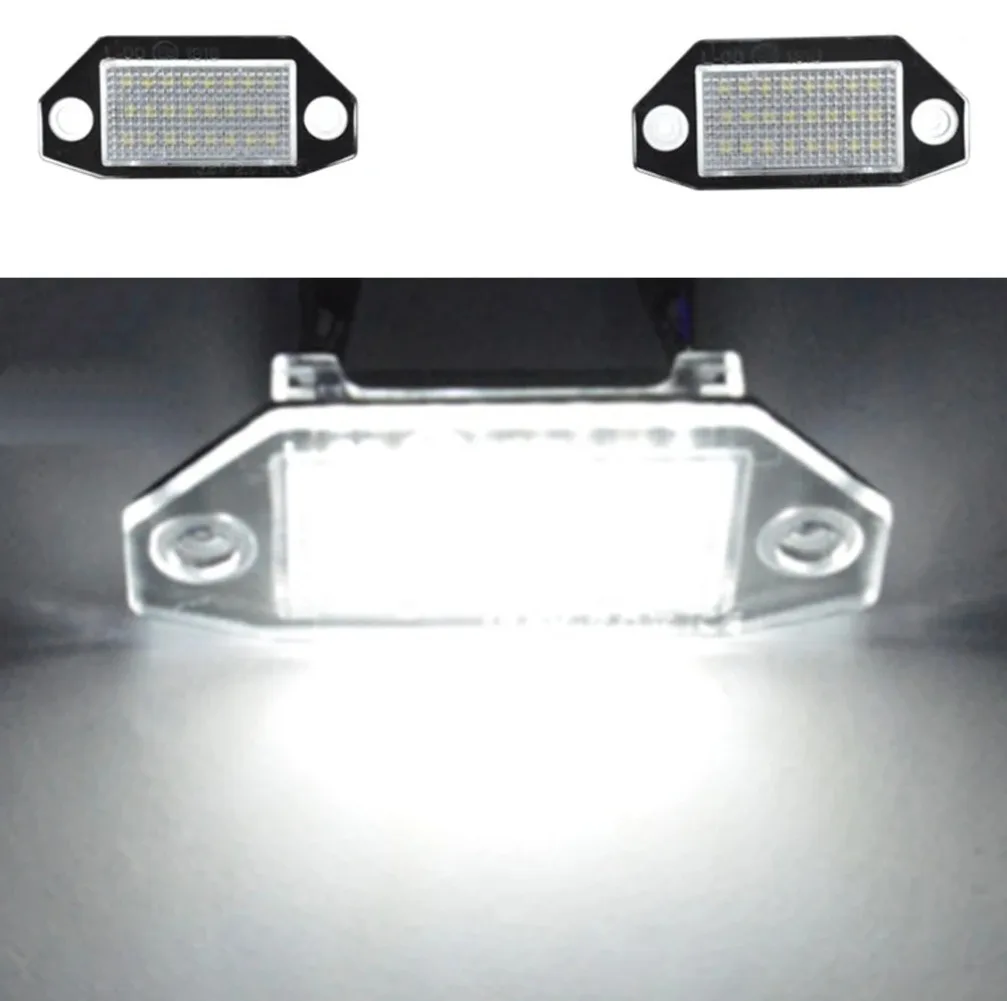 Luce Targa Auto Bianca 18 Smd Per Ford Mondeo Mk3 Mkiii 4/5D 2000-2007