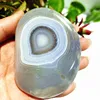 Natural Stone Lace Agate Palm Stone Spiritual Meditation Healing Yoga Exercise Feng Shui Crystal Room Ornament 6