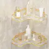 Bathroom Storage Rack Durable Convenient Space-saving Corner Shower Rack Easy To Clean Metal Scratch-resistant Bathroom Shelf 4