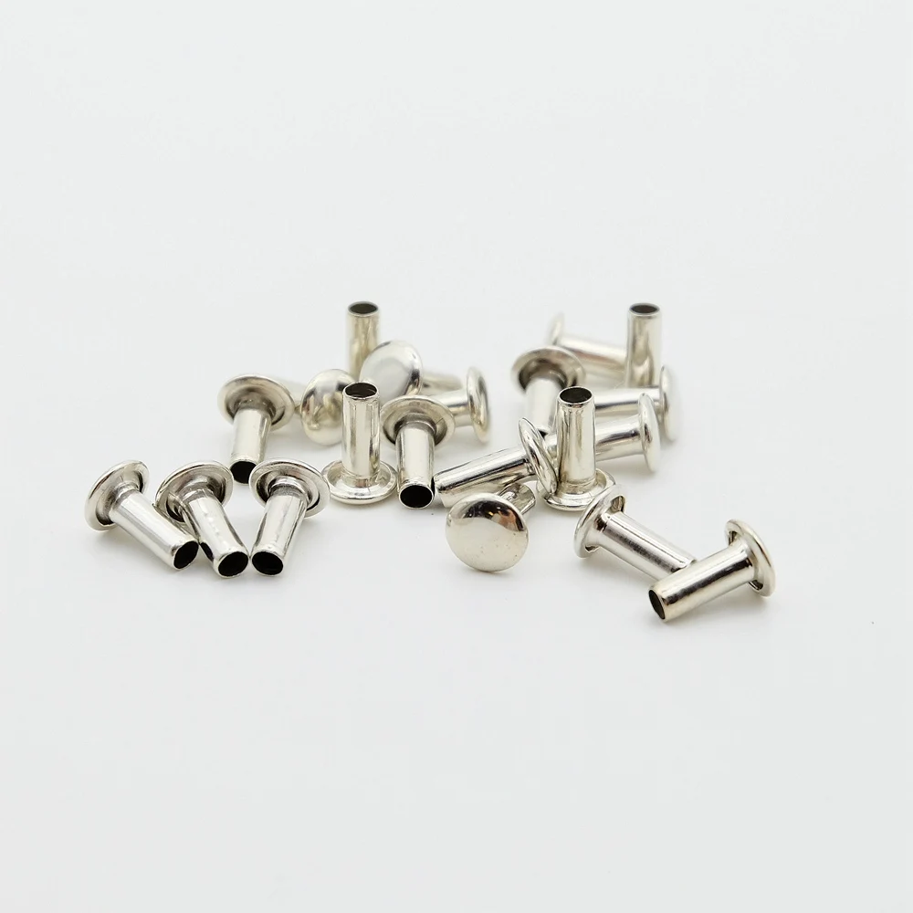 Colorful Metal Rivets For Spiral Binder Clip Loose-Leaf Rivets Stamping Tool Punch Silver/Bronze/Golden 20pcs/lot