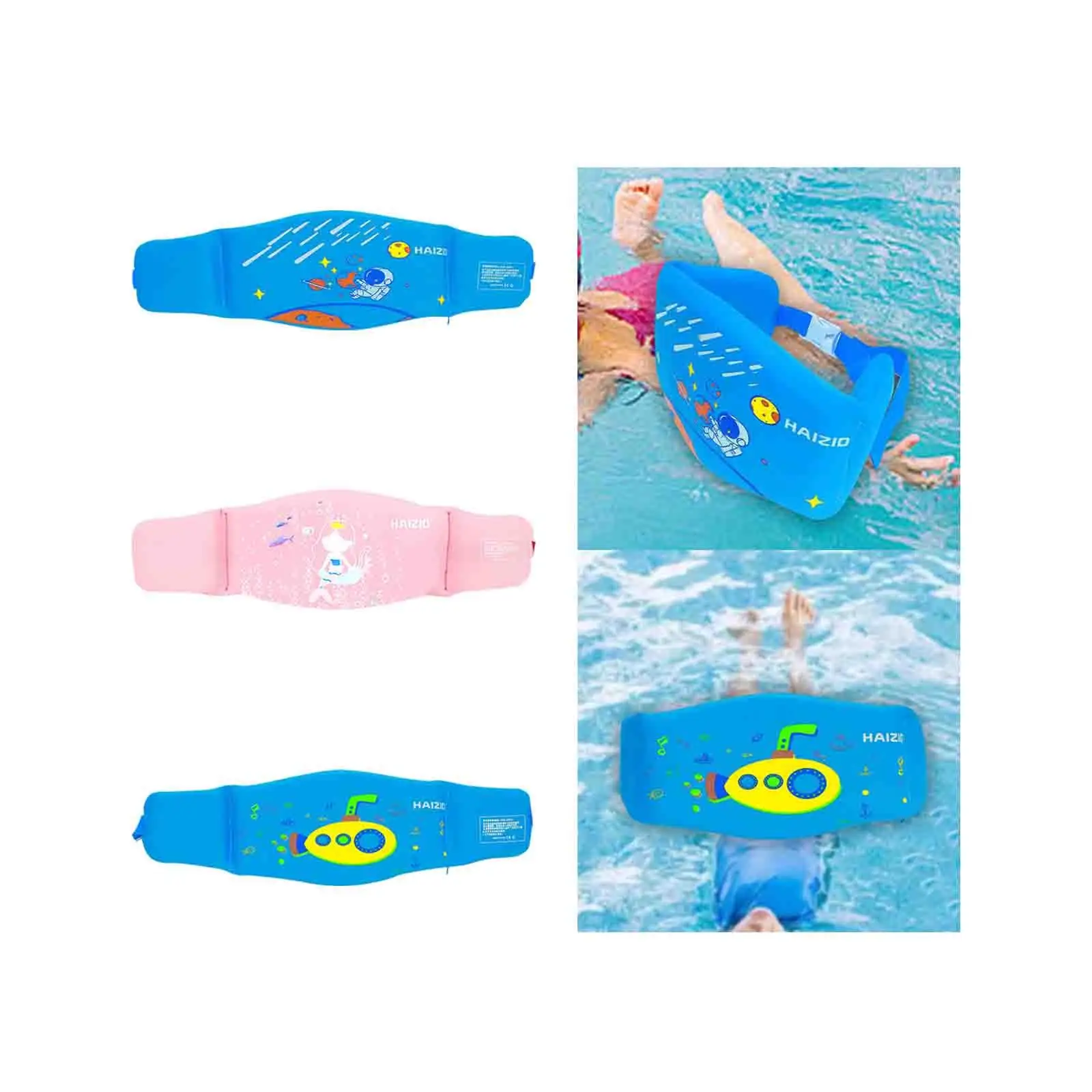 Swim Belt Waterproof Swim Training Equipment Waist Floating Buoyancy Belt