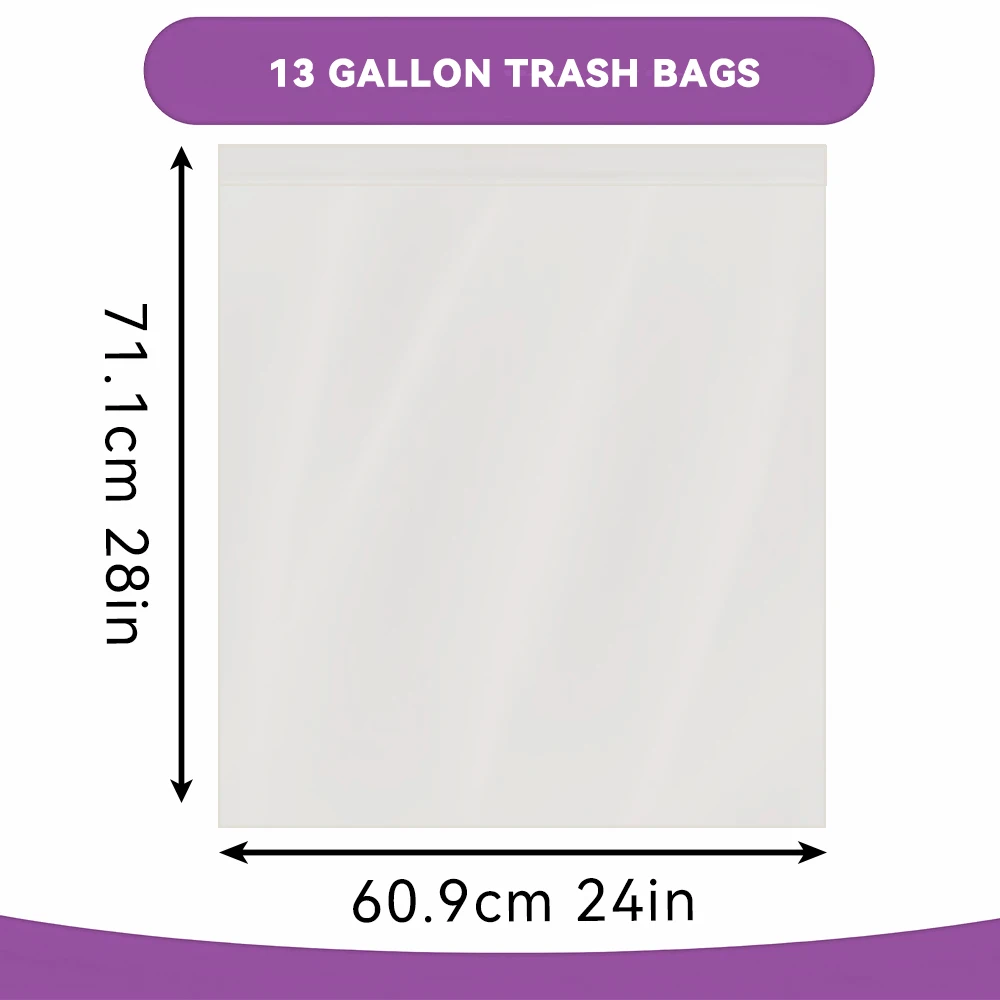 Trash Bags Disposable Trash Bags Garbage Bags Xtratuff Basics Trash Bags 13 Gallon Flap Ties Medium Garbage Bags White Trash Bag 180 Count
