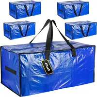 Portable Big Capacity Storage Bag Waterproof Dustproof Moistureproof Quilt Clothes Closet Under-Bed Packing Storage Organizer 1