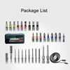 WORX WX242 Mini Electrical Screwdriver Set Smart Cordless Electric Screw Driver Rechargeable With 30 Bit Set Power Drill Tools 6
