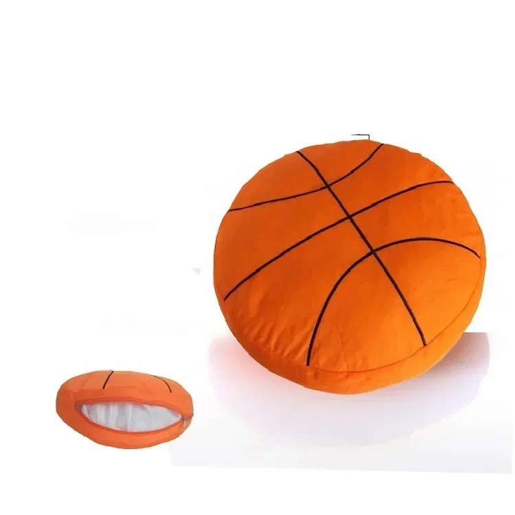 Creative Football Pillow Birthday Gift Cushion Doll  Floor Cushion  Chair Cushion Simulated Basketball Plush Toy Cushion 5