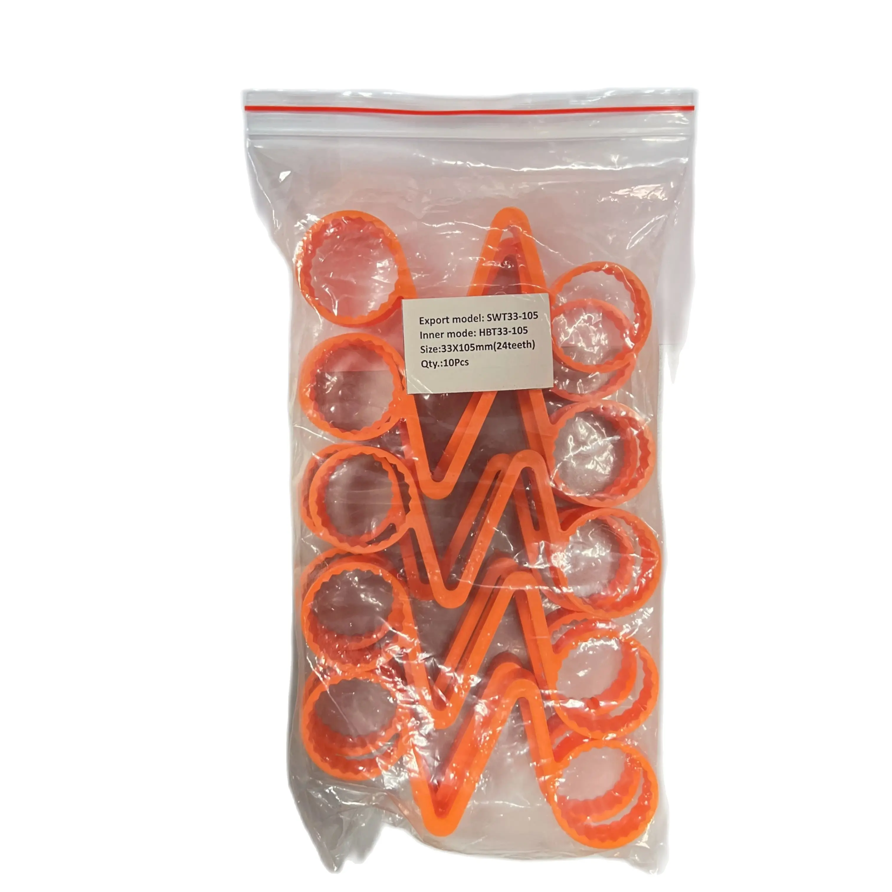 Twin wheel nut retainer PA material orange SWT33-105 10pcs for 33mm x105mm nut car accsesories 24 teeth