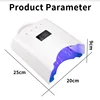 10S Quick Dring Nail Lamp High End Salon Professional Purple Ray Nail Dryer 78W Double Hand 52K Battery Charge Manicure  Light 3