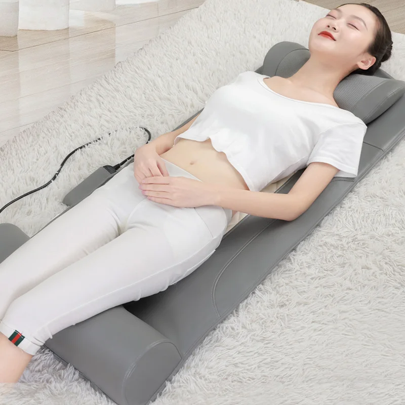 Electric Massage Mat Health Care Relax Body Cushion Neck Pillow Waist Leg Pain Relief Vibrating Heating Multifunctional Massager 4