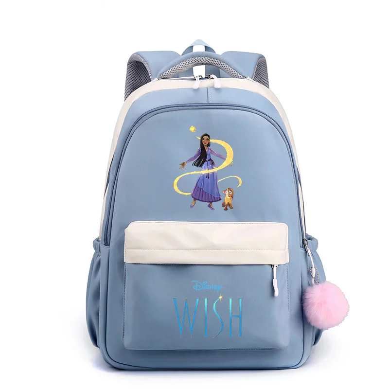 

Популярные детские школьные ранцы Disney Wish для подростков, школьные ранцы большой вместимости, ранцы для путешествий для девочек