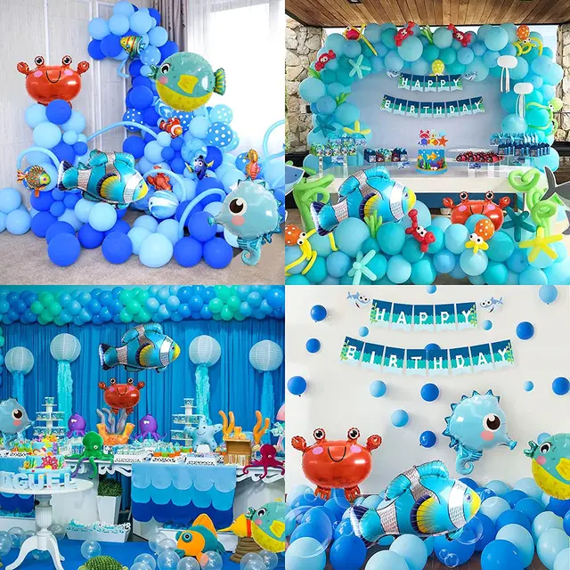 Baby Shark Birthday Party Decorations  Baby Shark Birthday Party Decor -  181pcs - Aliexpress