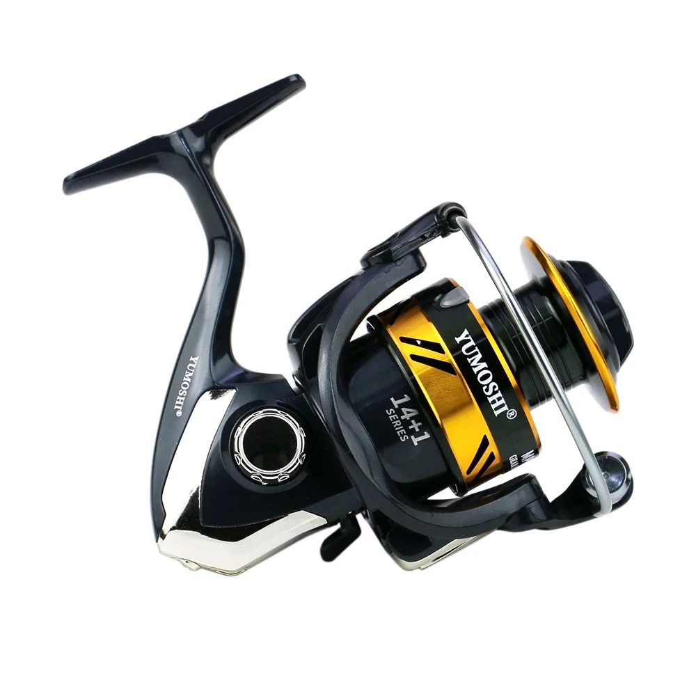 

BAKAWA Aluminum Spool Fishing Reel Carp Saltwater Freshwater Left/Right Hand Spinning Wheels 1000-7000 Series Fishing Equipment