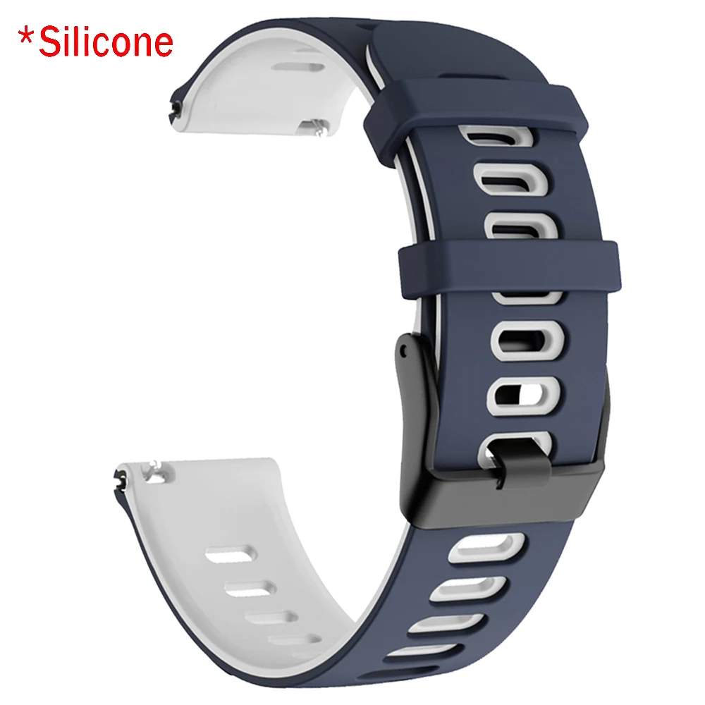 Silicone Sport Wristband - 22mm Premium Strap Replacement