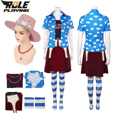 Miss Goldenweek Cosplay Costume Coat Skirt Hat Stockings Women Fantasy Roleplay Clothing Outfit Halloween Carnival Party Suit - Image 2