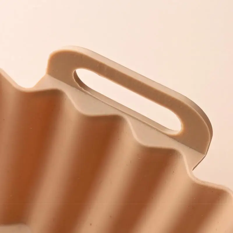 Multifunktionales Silikontablett für Heißluftfritteusen, Hochtemperatur-Backgeschirr, Backdelikatessen, zweiteilige Trennwand – Detail 8