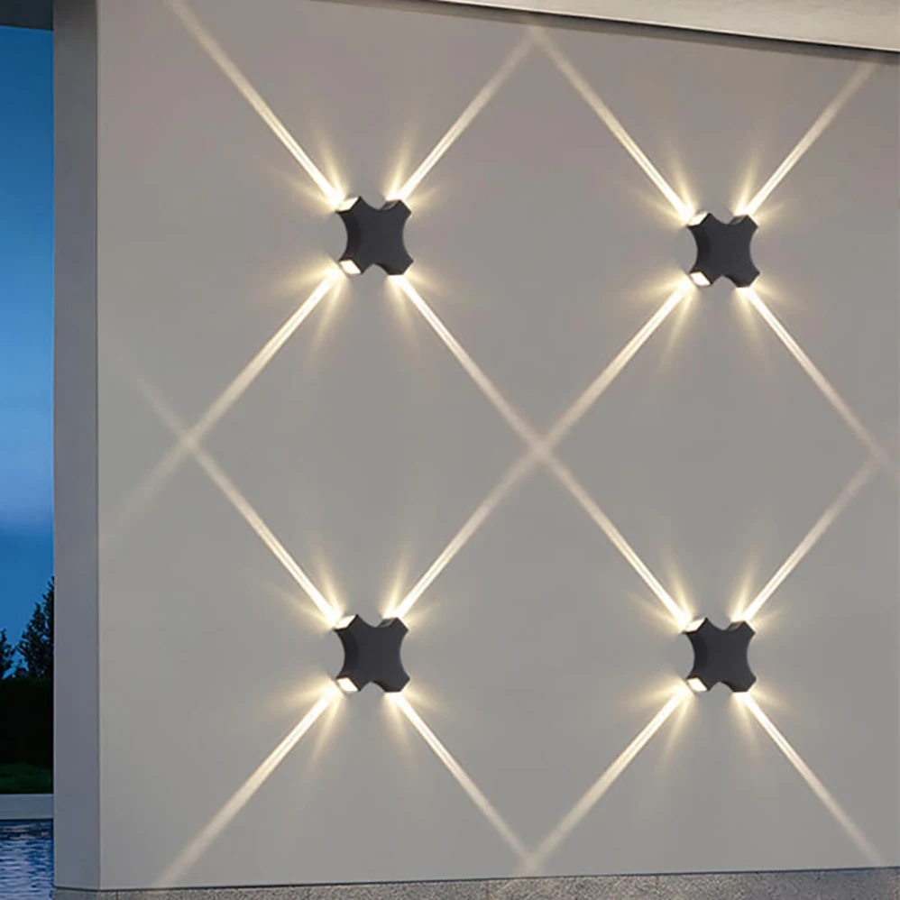 12W AC85-265V LED Wall Lamp Indoor&Outdoor IP65 Waterproof Modern Minimalist Style Lamp Outdoor Wall/Doorway/Garden Lighting