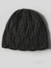 100%Cashmere Beanies Hat for Women Winter Autumn Soft Warm Luxury Cashmere Bonnet Fashion Flower Pattern Slouchy Skullies Cap 3