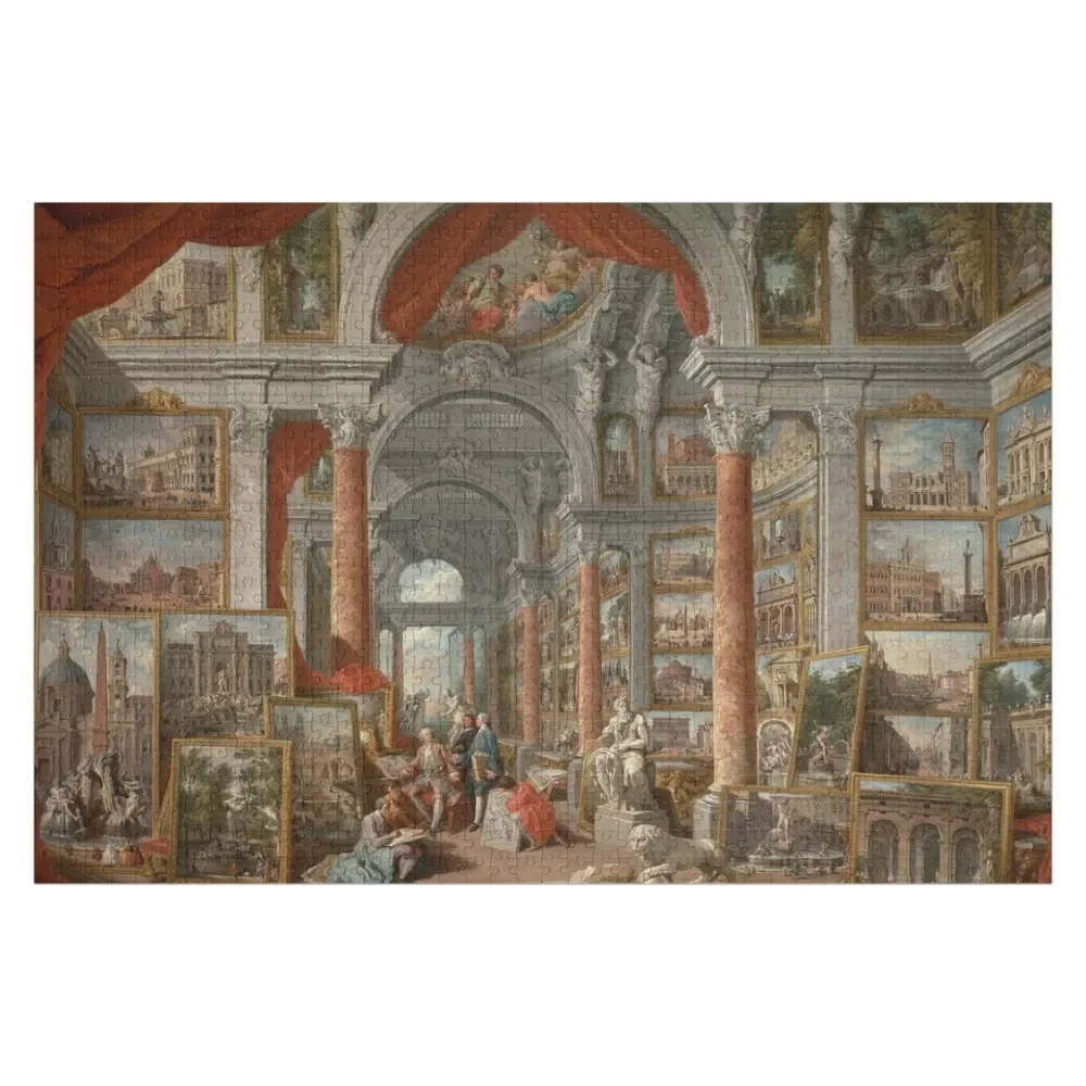 

Modern Rome (1757) - Giovanni Paolo Panini Jigsaw Puzzle Christmas Gifts Customized Picture Personalised Name Puzzle