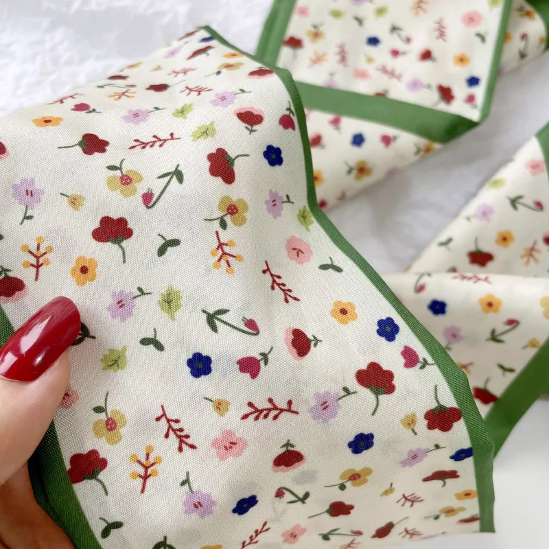 Рисунок 3 - Новинка 2022, длинный маленький шелковый шарф