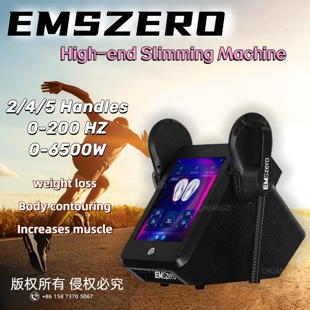 14Tesla Neo Fat Removal Contouring Muscle EMSZERO 6500W Electric Stimulation Ems Body Sculpt Slimming Muslim Sets Machine