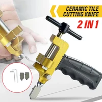 High Quality 2 in 1 Diamond Tile Glass Cutter Professional Ceramic and Porcelain Cutting Manual Multifunction Hand Tool Home DIY 1