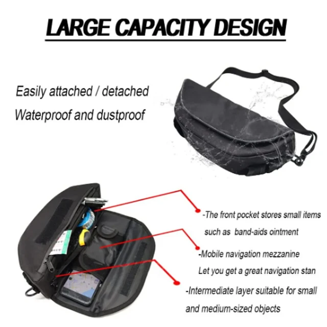 Per KTM Exc 150 250 300 XC-W Tpi 150XCW EXC XC Sei Giorni Borsa Da Manubrio Del Motociclo Impermeabile Accessori di Navigazione Da Viaggio 2