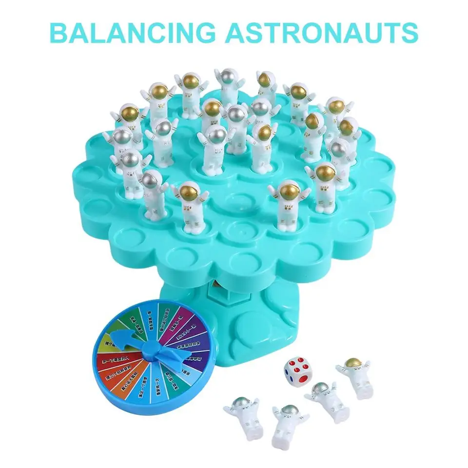 Astronaut Astronaut Balance Tree Game Educational Interactive Stackable Balance Tree Toy Board Games Montessori Kindergarten